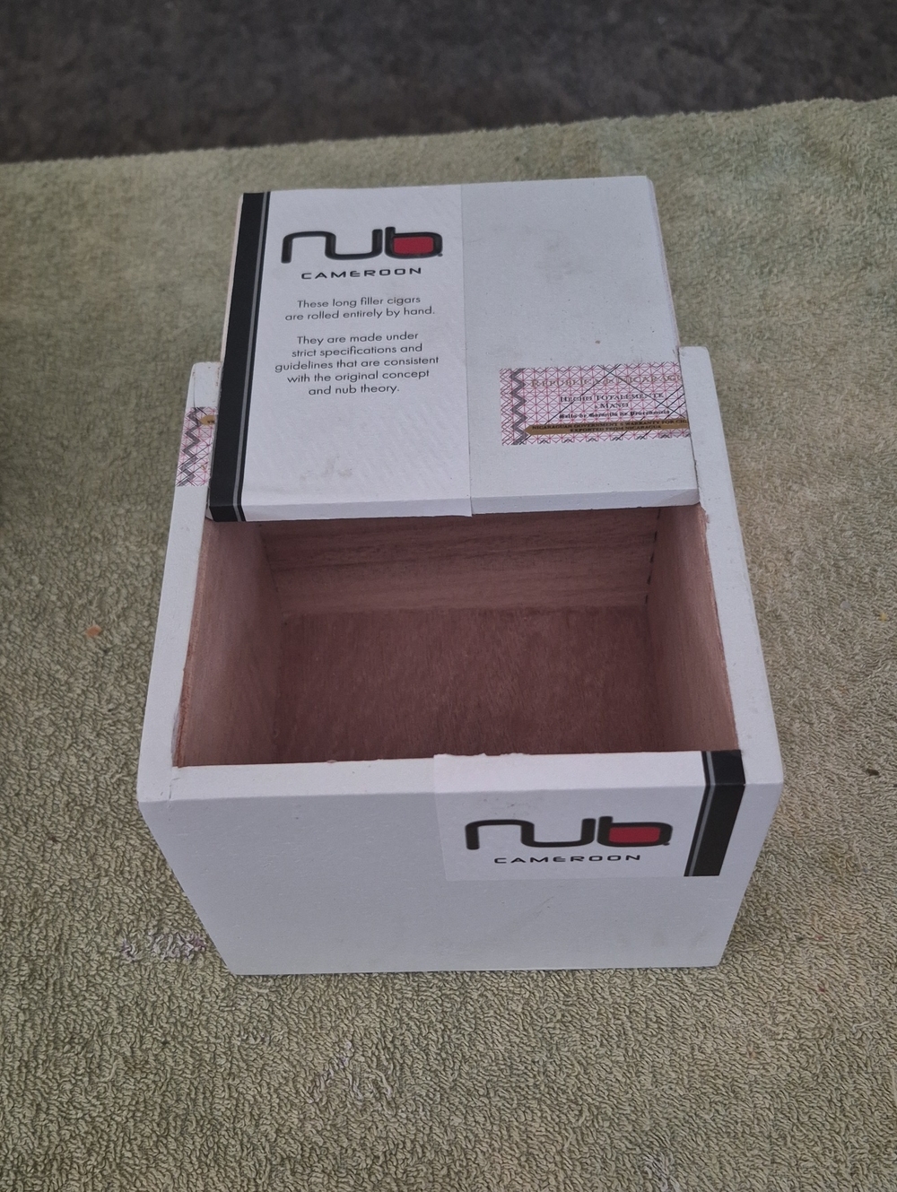 White Wooden Storage Box